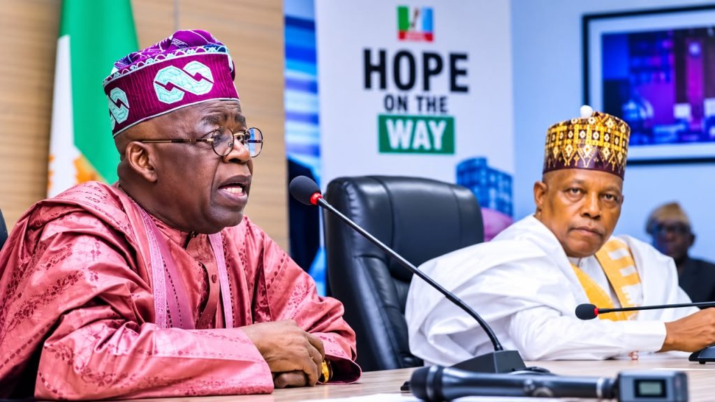 President Bola Tinubu and Vice President Kashim Shettima