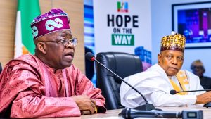 President Bola Tinubu and Vice President Kashim Shettima