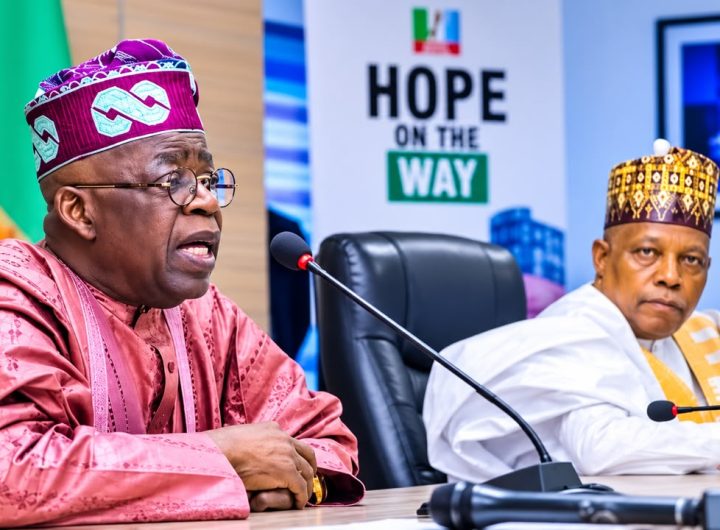 President Bola Tinubu and Vice President Kashim Shettima