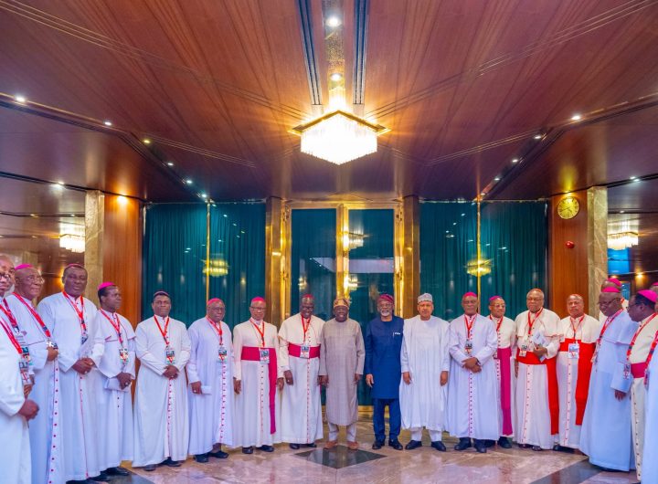 Tinubu to Catholic Bishops: We are stabilizing Nigeria, prosperity on the horizon