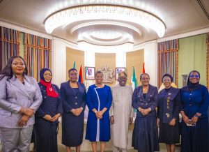 Tinubu meets newly elected NBA President, female lawyers in Abuja