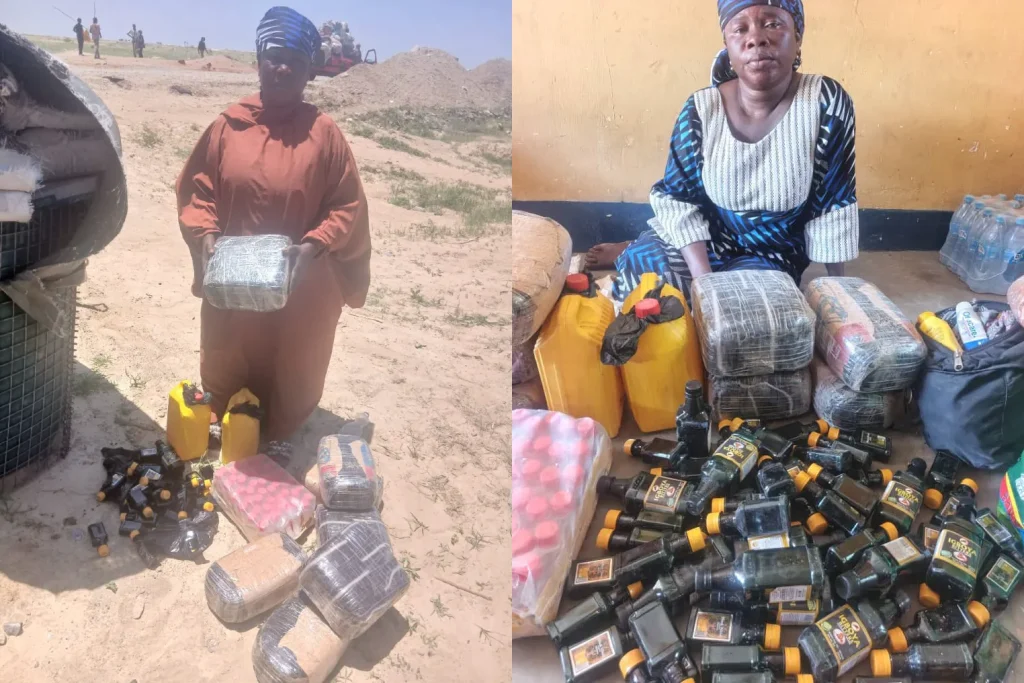 Troops bust terrorist supply chain, nab Chadian woman with drugs, alcohol in Borno