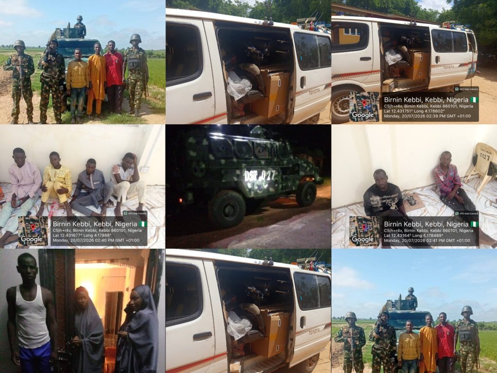 Troops rescue kidnap victims, arrest terrorists logistics suppliers with 10 motorcycles