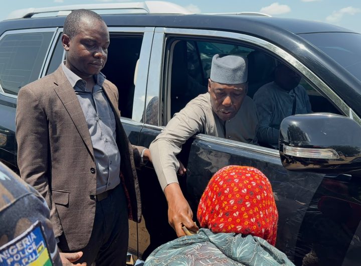 When Zulum stopped at a village market to buy peanuts