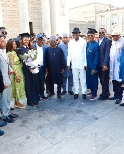 Wike, family celebrates as daughter Jazmyne earns law degree from University of Southampton, UK