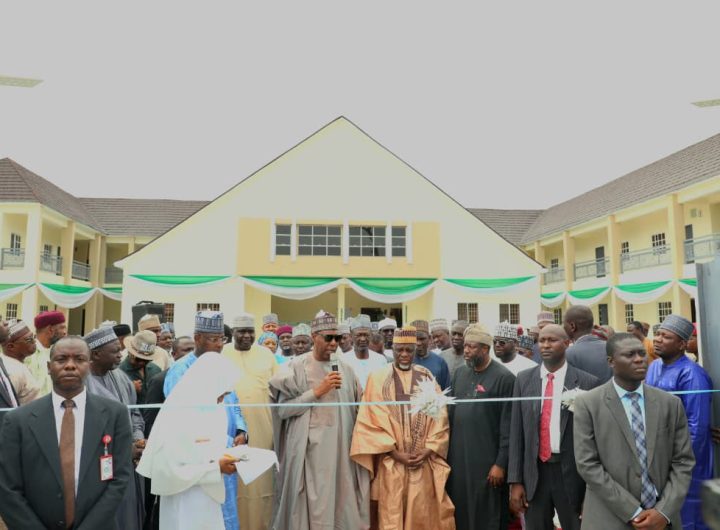 Zulum commissions, hands over multi-million naira office complex, CBT centre to JAMB