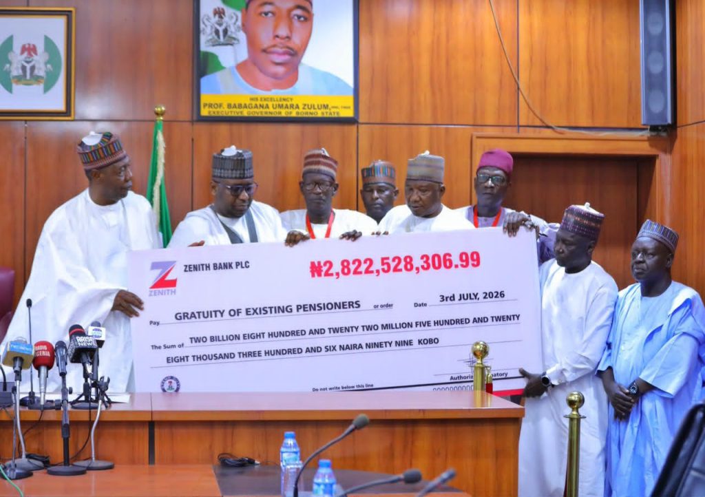 Zulum releases N5.81bn to clear gratuity backlog for ret