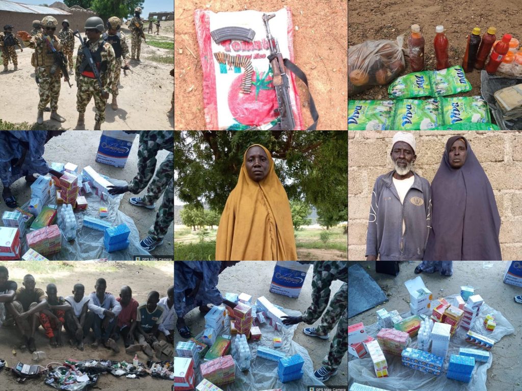 Troops foil ISWAP attack in Borno, rescue kidnap victims, arrest terrorist logistics suppliers