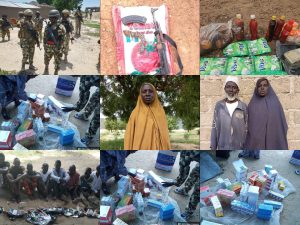 Troops foil ISWAP attack in Borno, rescue kidnap victims, arrest terrorist logistics suppliers