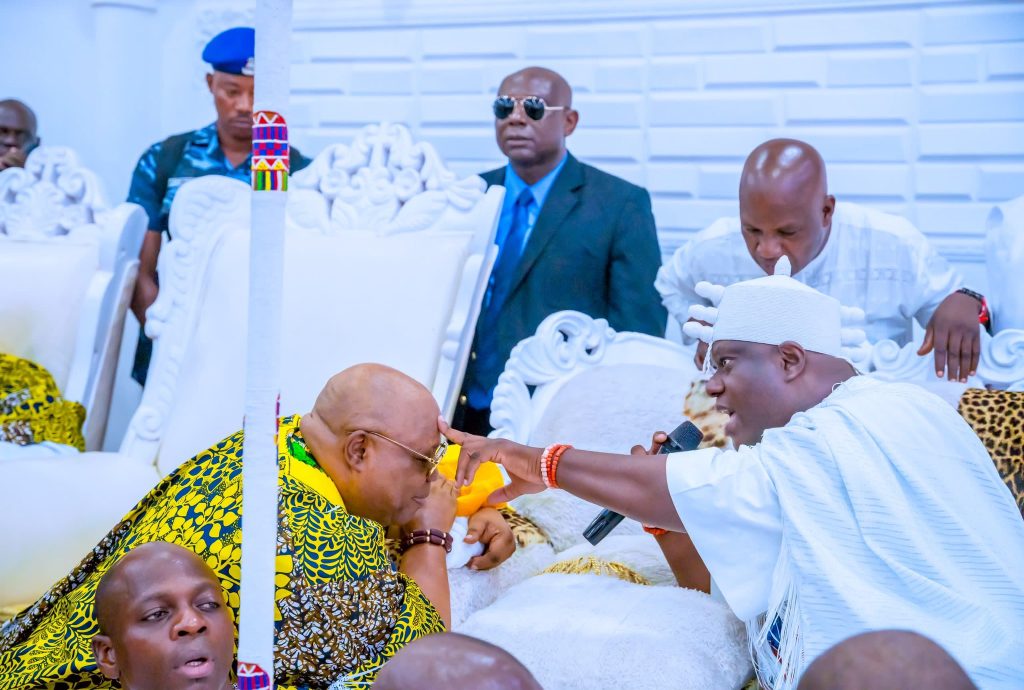 Adeleke hails Ooni of Ife's support, urges peaceful voting ahead of Osun Governorship election