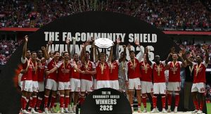 Arsenal crush Man City 3-0 to win Community Shield, send