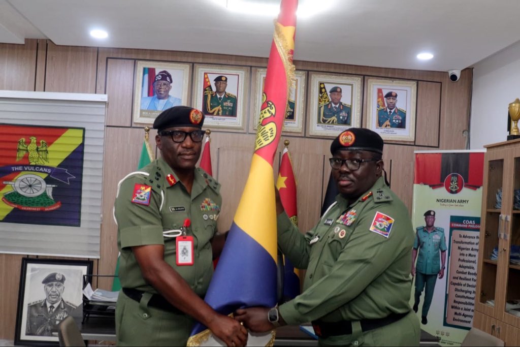 Brig. Gen. Jibril Garba takes over Command of 32 Artillery Brigade, Nigerian Army