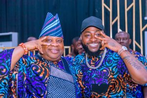 Osun State Governor, Ademola Adeleke and Afrobeat star, Davido