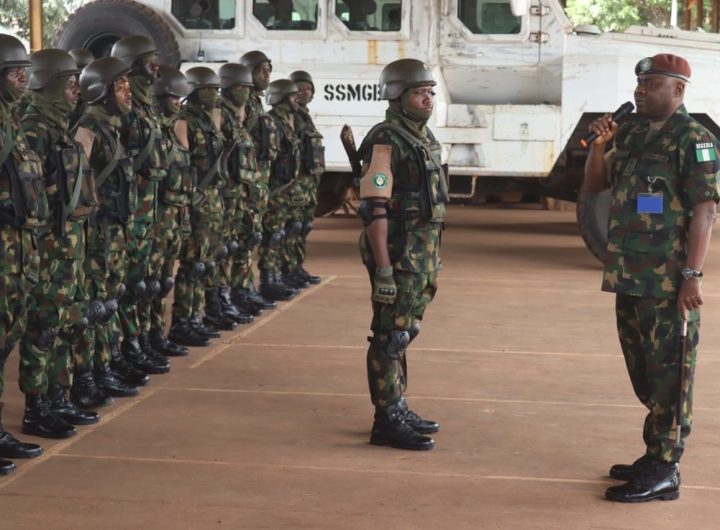 ECOWAS Force Commander warns Nigerian troops: Stay disciplined, protect Nigeria’s image in Guinea-Bissau