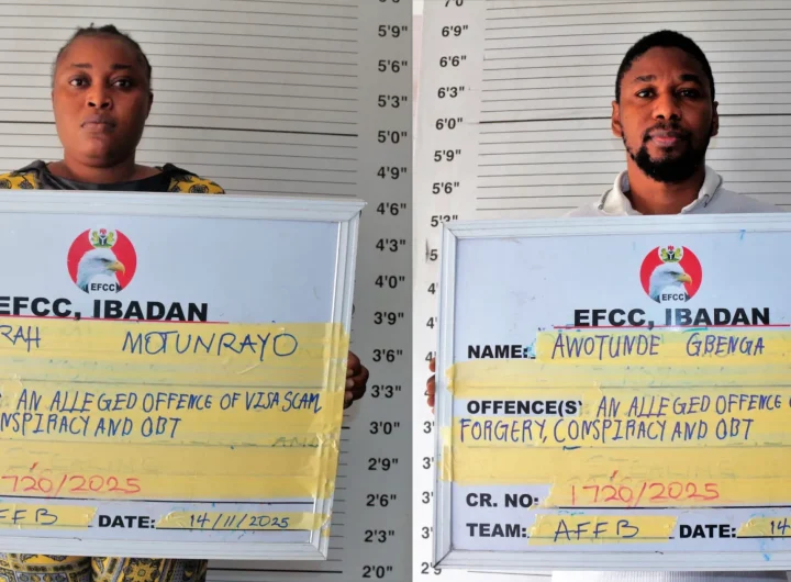 EFCC arraigns 3 for alleged visa fraud in Ibadan