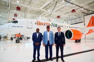 Eno inspects Ibom Air’s 3rd airbus ahead of delivery in Canada