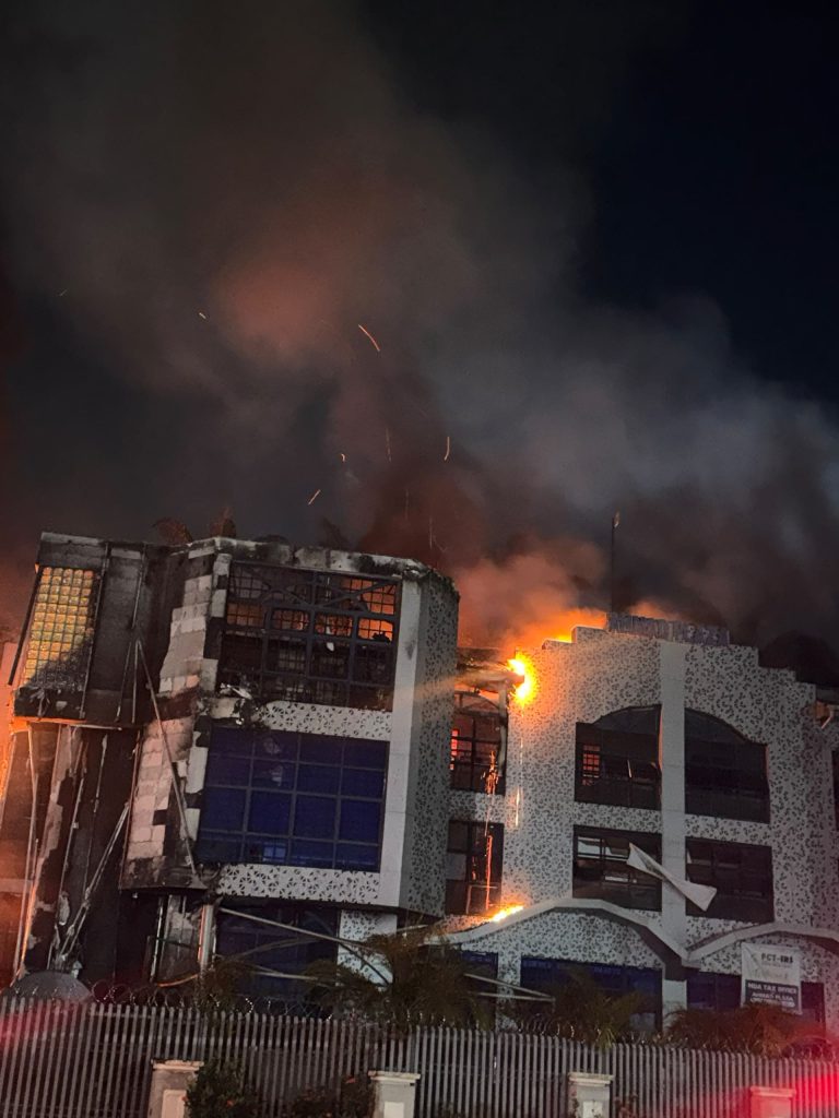 Fire guts Shafa Filling Station in Abuja