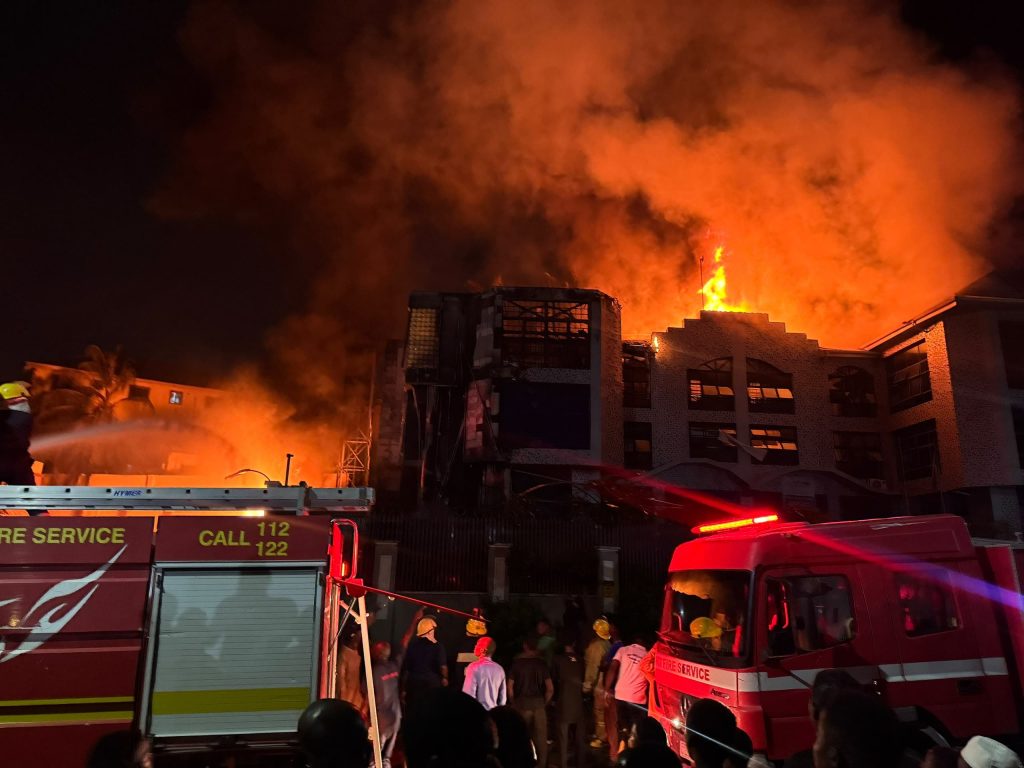 Fire guts Shafa Filling Station in Abuja