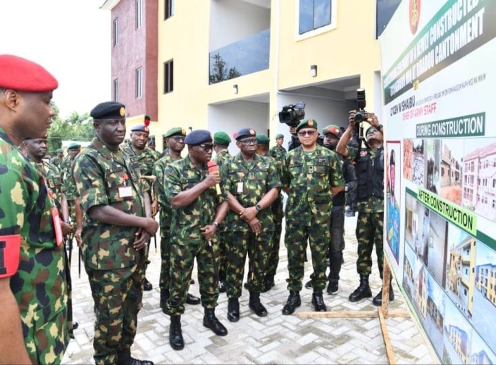 COAS boosts troops welfare, commissions new officers' quarters in Kaduna