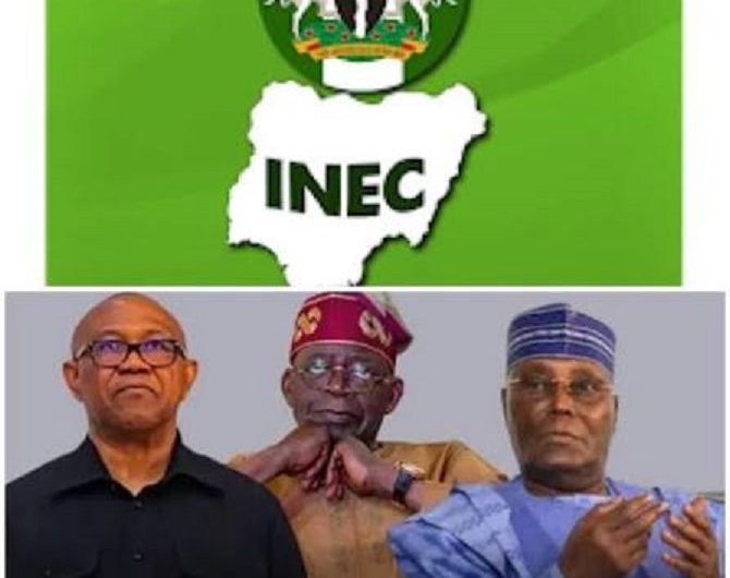 INEC and top presidential candidates