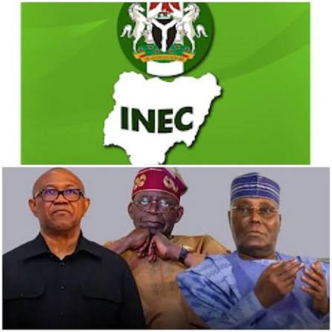 INEC and top presidential candidates