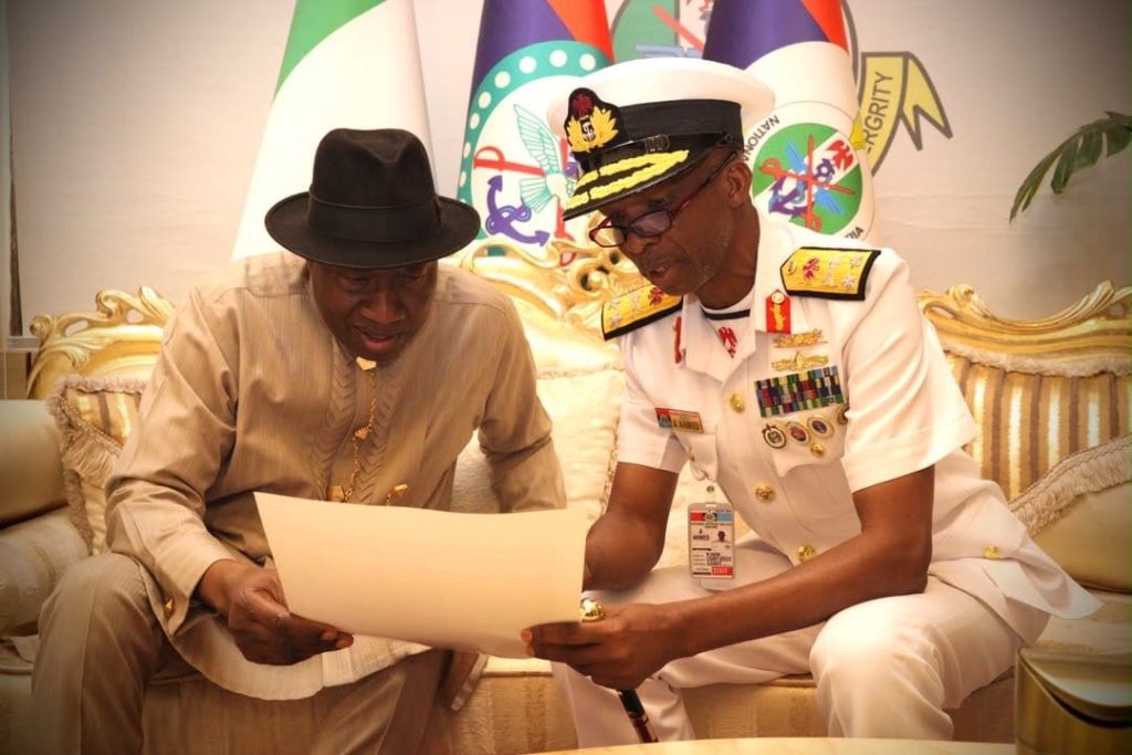 Jonathan, COAS, Defence Chiefs advocate industrial growth to boost Nigeria’s security