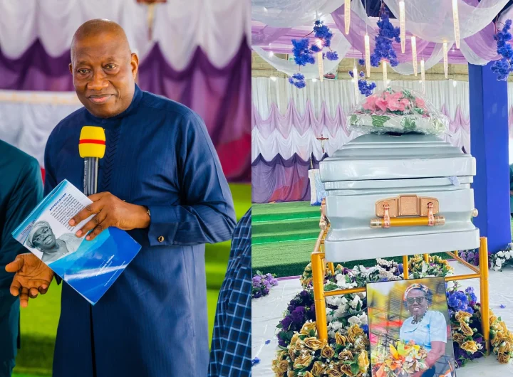 Jonathan pays emotional tribute to late schoolmate Keturah Ominabo at Bayelsa funeral
