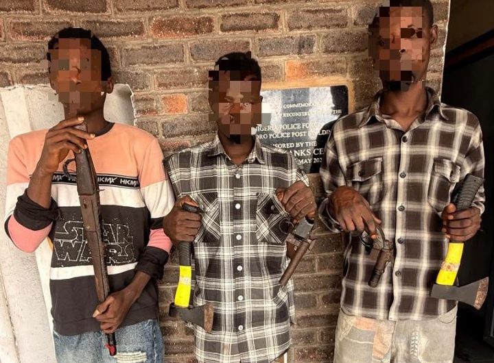 Lagos police arrest 4 armed robbers, cultists, recover 3 pistols in Ajah