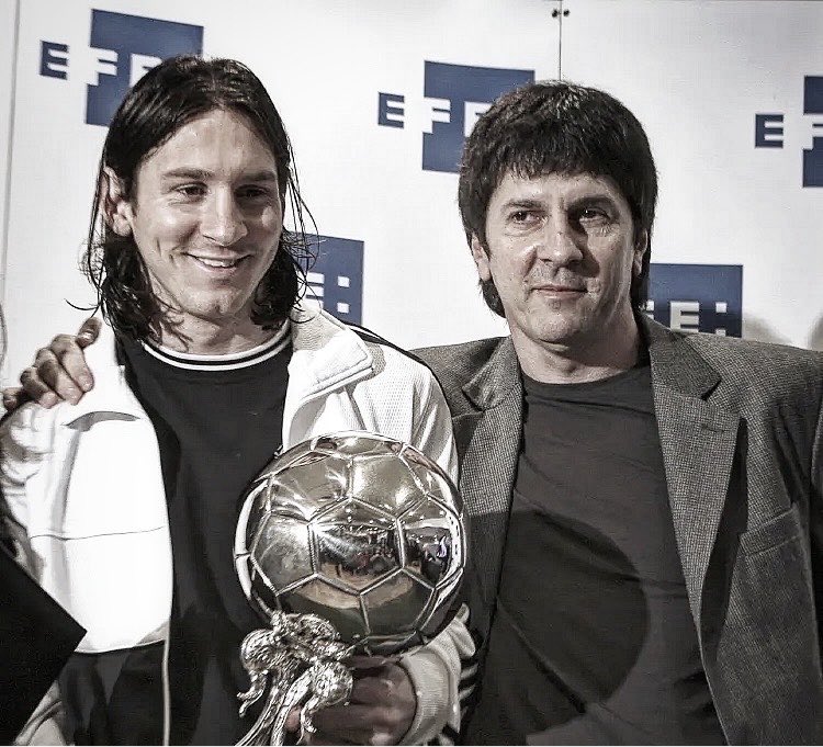 Lionel Messi mourns his Dad