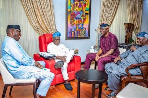 Makinde Fayemi meets Obasanjo