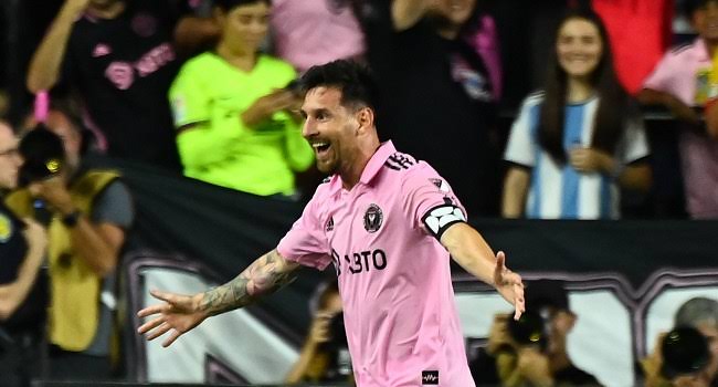 Messi reaches 921 career goals after brace in Inter Miami's Leagues Cup victory: