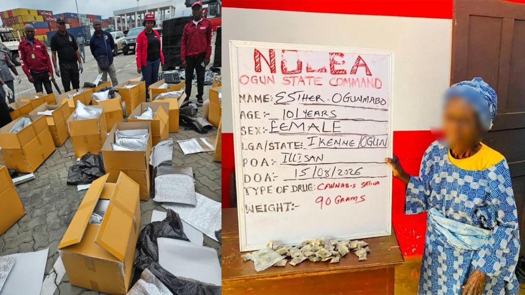 NDLEA arrests grandma with Cocaine in Lagos