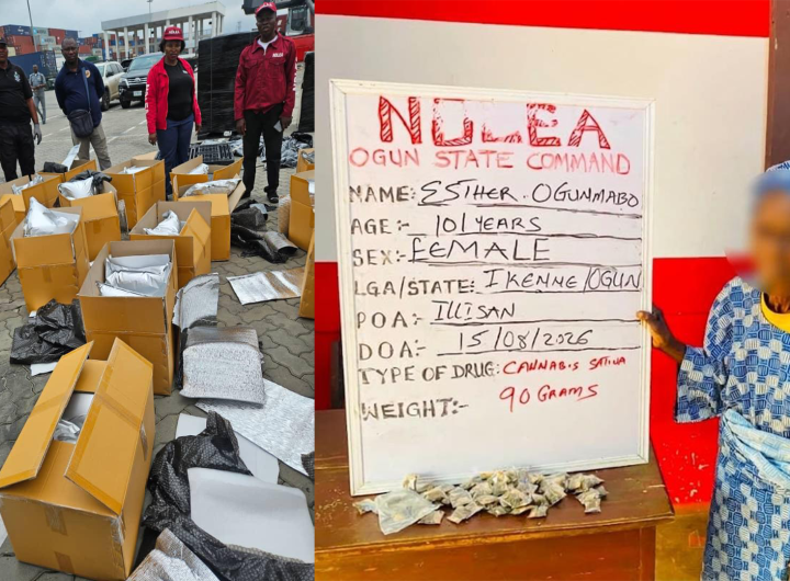 NDLEA arrests grandma with Cocaine in Lagos