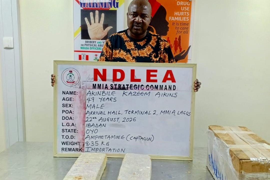 NDLEA intercepts N6.2bn worth of 'Jihadi drug' in Ghana soap, opioids at Lagos airport