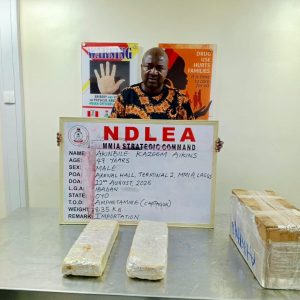 NDLEA intercepts N6.2bn worth of 'Jihadi drug' in Ghana soap, opioids at Lagos airport