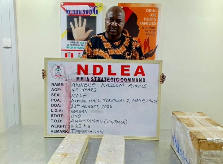 NDLEA intercepts N6.2bn worth of 'Jihadi drug' in Ghana soap, opioids at Lagos airport