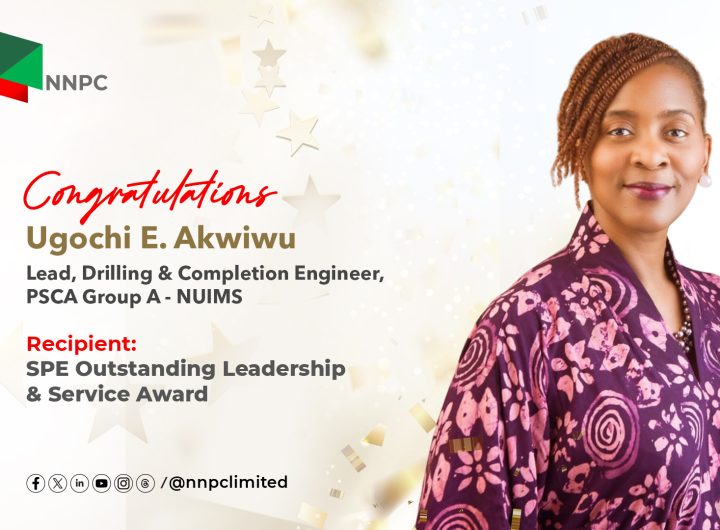 NNPC's Ugochi Akwiwu wins SPE Outstanding Leadership, Service Award at NAICE 2026