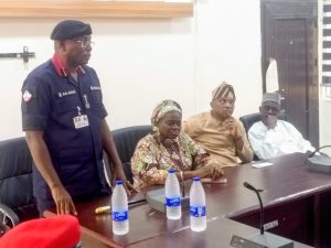 NSCDC CG visits INEC Osun office ahead of governorship election