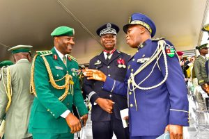 Nigeria honours Benin Republic at 66th Independence Anniversary, Army's silent drill steals show