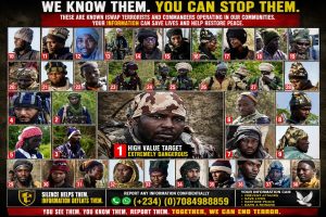Nigerian Army identifies wanted senior ISWAP/ISIS Terrorist leaders operating around Lake Chad Basin