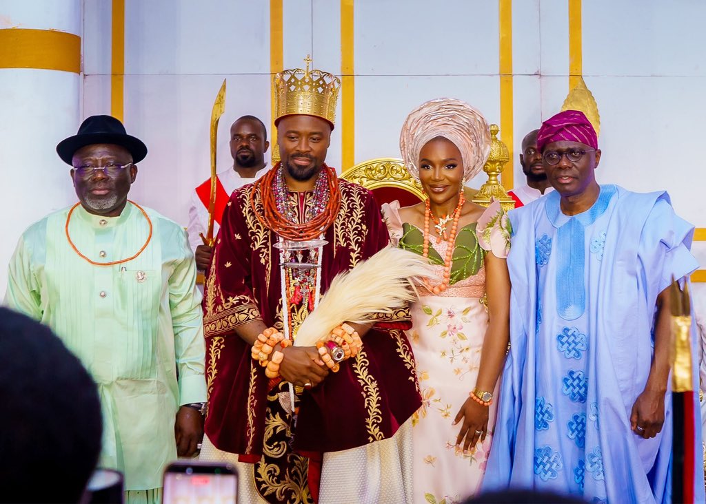 Oborevwori, Sanwo-Olu celebrate Olu of Warri’s 5th coronation anniversary