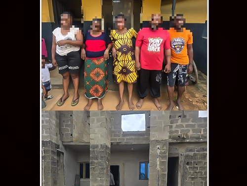 Ogun police bust baby factory in Mowe, rescue pregnant women, children, arrest 6 suspects