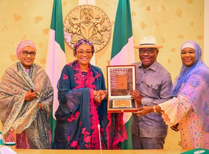 First Lady hails Wike’s green transformation of Abuja, urges states to engage youth in environmental protection