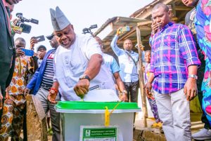 Osun election: Adeleke votes, alleges police intimidation, expresses confidence of victory