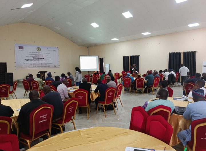 Plateau trains Permanent Secretaries, others on public procurement principles