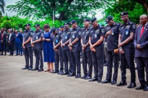 Nigeria Police hold memorial service in honour of 10 fallen officers killed in Kebbi