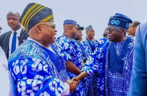 President Bola Tinubu and Osun State Governor, Ademola Adeleke