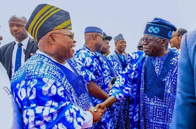 President Bola Tinubu and Osun State Governor, Ademola Adeleke