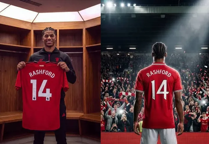 Rashford gets new No.14 shirt as Man United signal fresh faith in forward