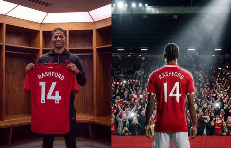 Rashford gets new No.14 shirt as Man United signal fresh faith in forward